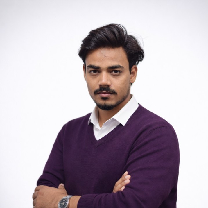 Indian Male in Purple Sweater