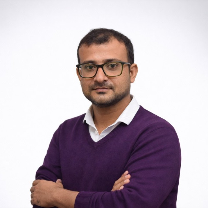 Indian Male in Purple Sweater