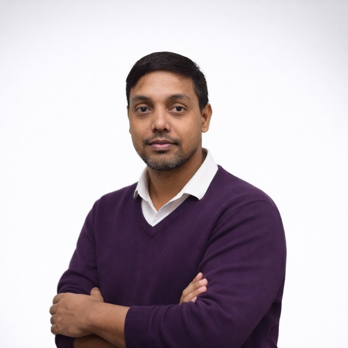 Indian Male in Purple Sweater