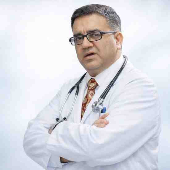 An Indian Doctor in White Apron